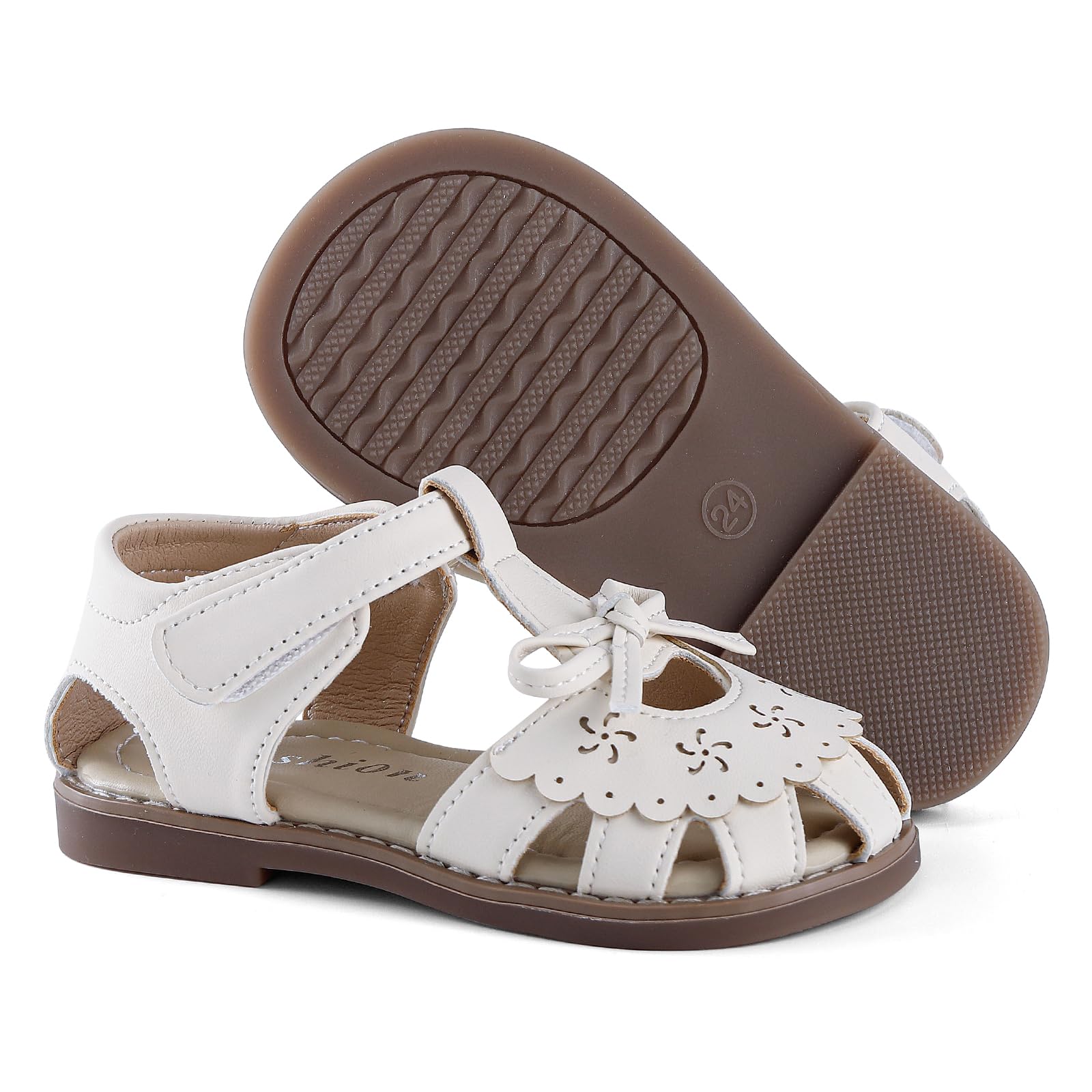 2-7 T Fille Sandales Elegant Ete Chaussures T-Bar Pour Jardin d'enfants Fille Petit