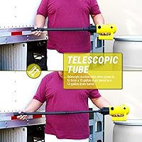 Vista 6 de TERA PUMP Bomba de tambor resistente a productos químicos (4.2 GPM) E85 y E15 Bomba DEF de 12 voltios, potencia eléctrica de enchufe para uso