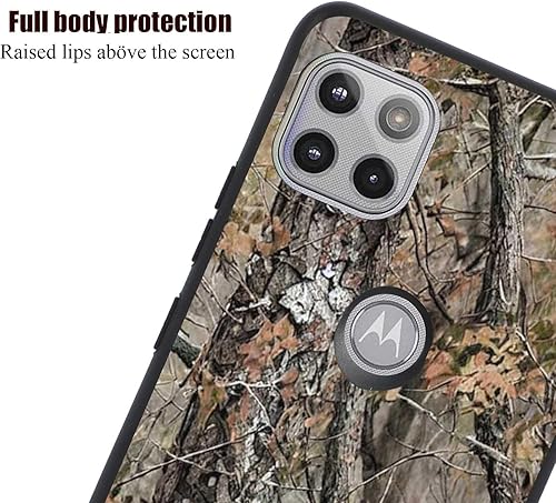 Miniatura 2 de Compatible con Motorola Moto One 5G AceMotorola G 5G Funda de camuflaje, hojas de árbol de camuflaje, patrón de caza de cazador para Moto Case para