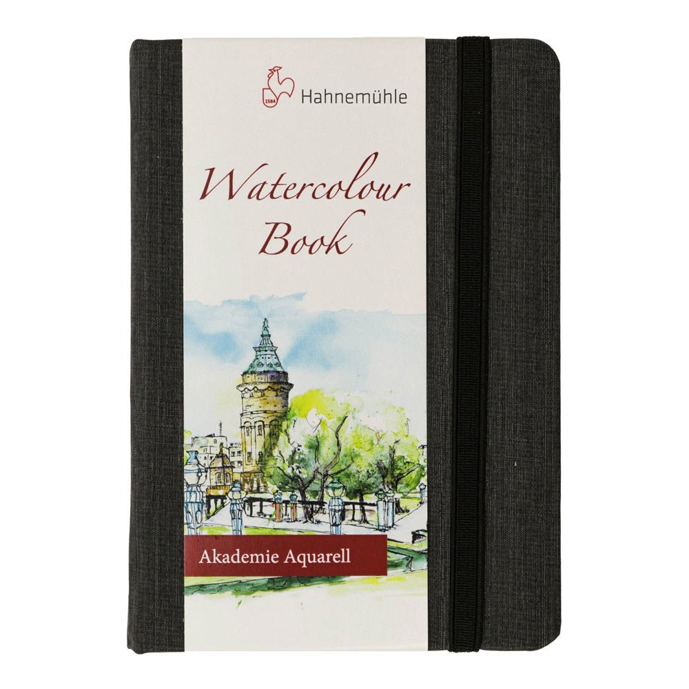 Hahnemühle Watercolour Book 200gsm Fine Grain 30 Sheets Natural White A6 Portrait Format