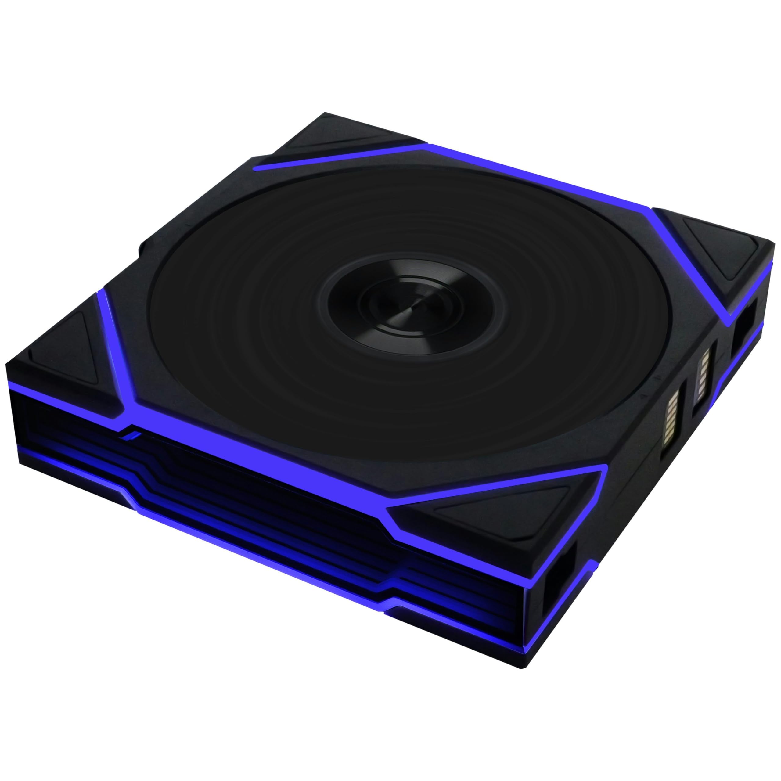 Lian Li UNI FAN TL Ventilatore per PC Wireless 120mm RGB - Confezione da 3 ventole per PC da gioco Nero | Ventole PWM - 26 LED ARGB - Fino a 2.600 RPM - Daisy Chain - Flusso d'aria elevato