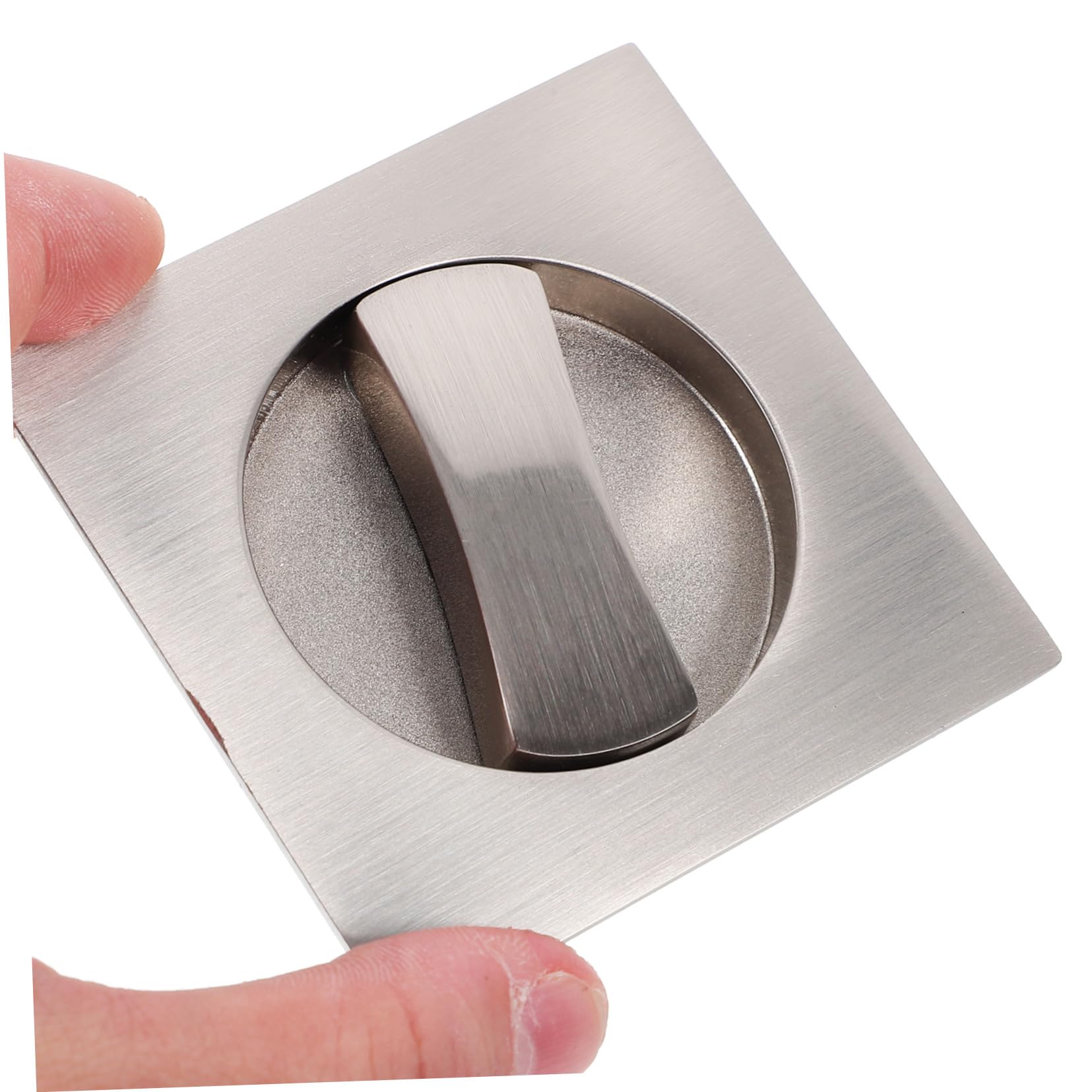HOMSFOU Cerradura Aleación de Zinc Invisible para Puerta Corredera con Llave Resistente Corrosión y Humedad, para Oficinas y Dormitorios
