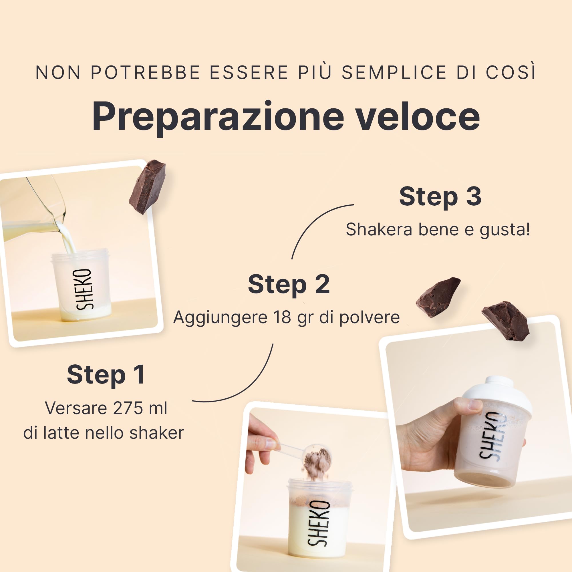 SHEKO Pasto Sostitutivo Dimagrante 2er Bundle – 21 Frullati Proteici