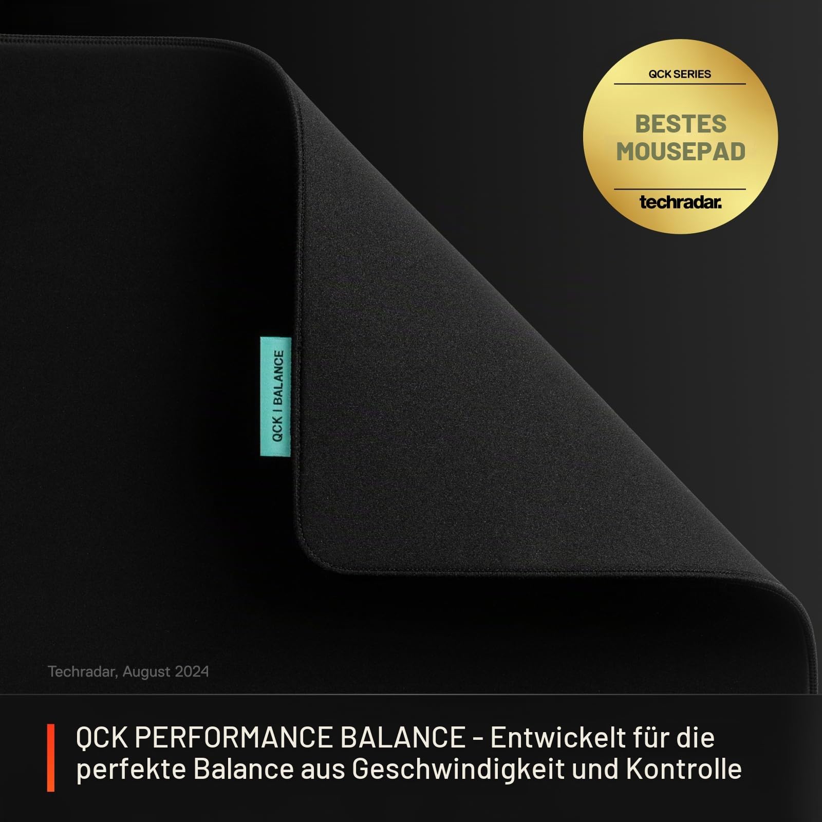 SteelSeries QcK XL Gaming-Mauspad Performance Balance 40 x 87,5 cm rutschfeste Neopren-Gummiunterseite
