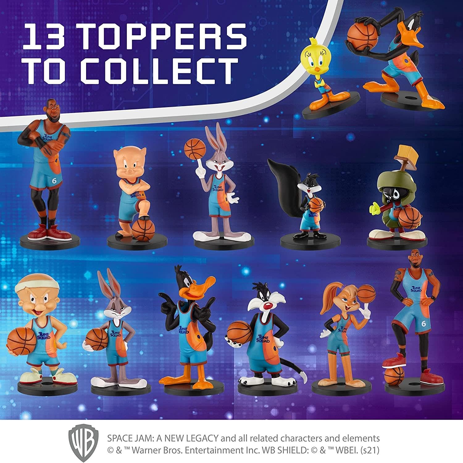 Amazon.com: P.M.I. Space Jam Pencil Toppers | Collect All 13