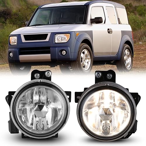 Miniatura 2 de CPW Luces antiniebla OEM para Honda Element, conductor y pasajero 2003, 2004, 2005, 2006, proyector de conducción de conductor y pasajero, luces