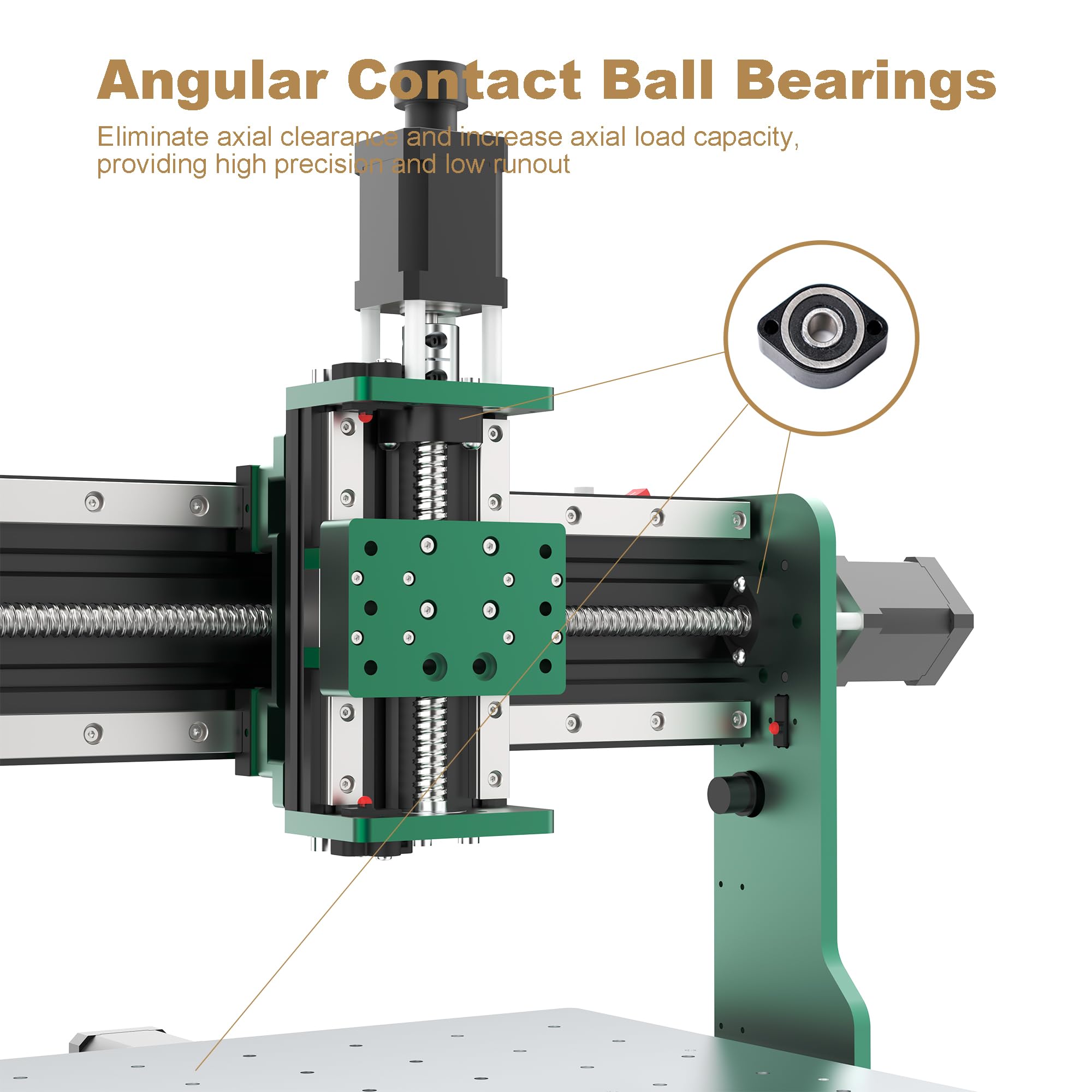 1204 Kugelgewindetriebe-Upgrade-Kit für AnoleX 3060-Evo Max