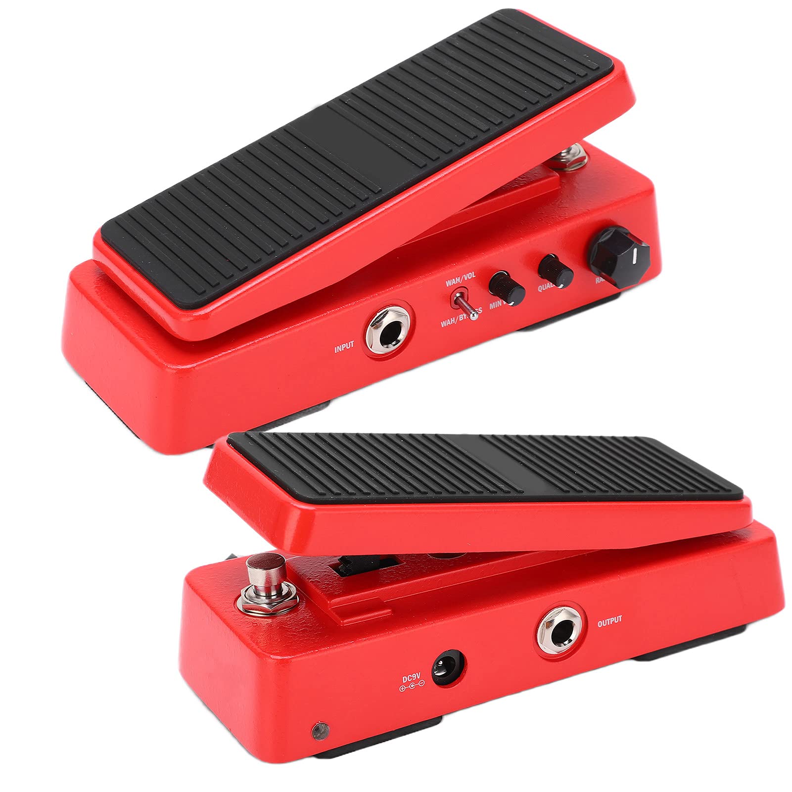 Dilwe Pedale Effetto WAH Multimodale in Metallo 9V 18mA con Valore di qualità del Suono WAH Manopola Regolabile Pedale Effetto Chitarra Manopola di Controllo Pedale WAH, Pedale Volume