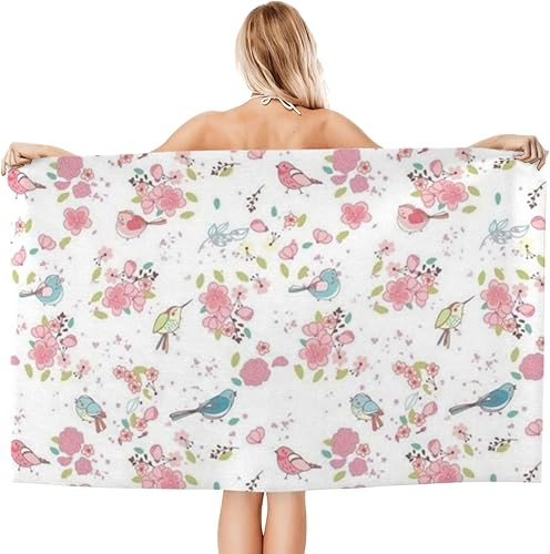 Miniatura 2 de Wildflower - Toallas de playa florales extra grandes para baño, toalla ligera de microfibra para viajes, toallas de baño absorbentes de secado