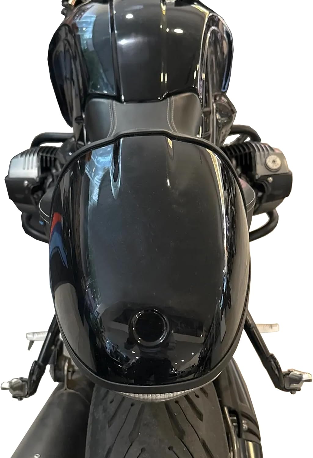 Rear Seat Cowl Storage Top Box for R nine T 2014-2020 Pure/Racer 2017-2020 | Fast Easy Tool-less Installation, High Impact ABS Plastic, Weather-Resistant, Motorcycle Luggage Trunk Case Tail Fairing