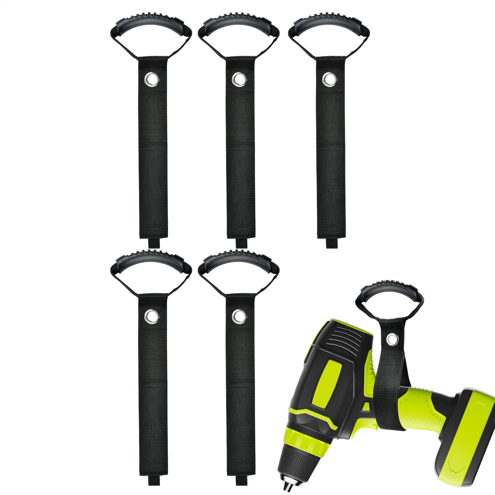 Cintas de almacenamiento de cuerdas para ordenar el garaje con fuertes correas ajustables Wrap It