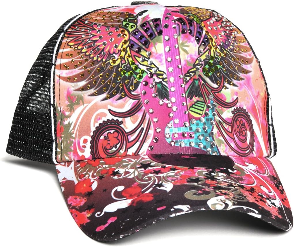 TZ Rhinestones Tattoo Cap Trucker Hat