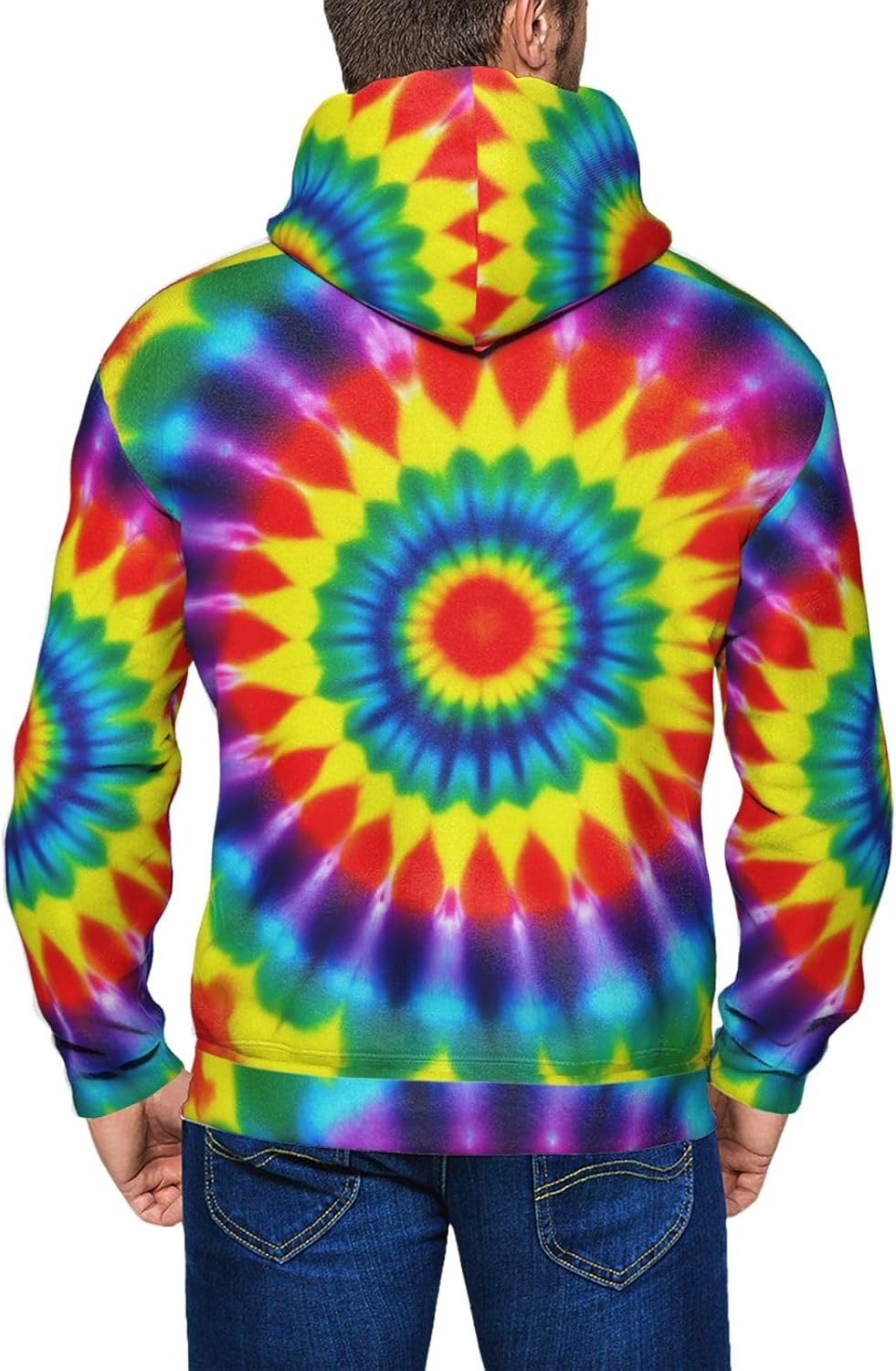 Supdreamc Men's Thermal Insulated Hooded Jacket, Full-Zip Fleece Lining for Winter Fishing & Hunting