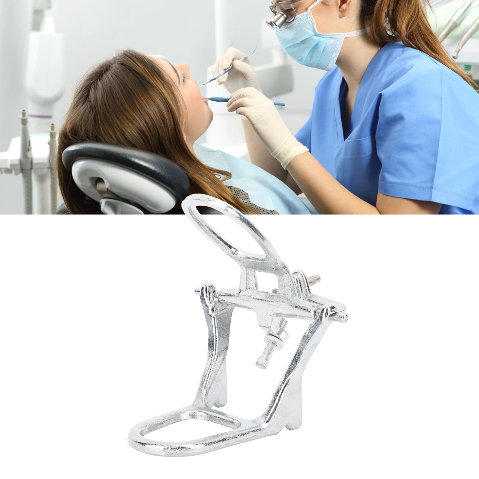 Articulador de Dentadura Postiza de Construcción Metálica para Laboratorio