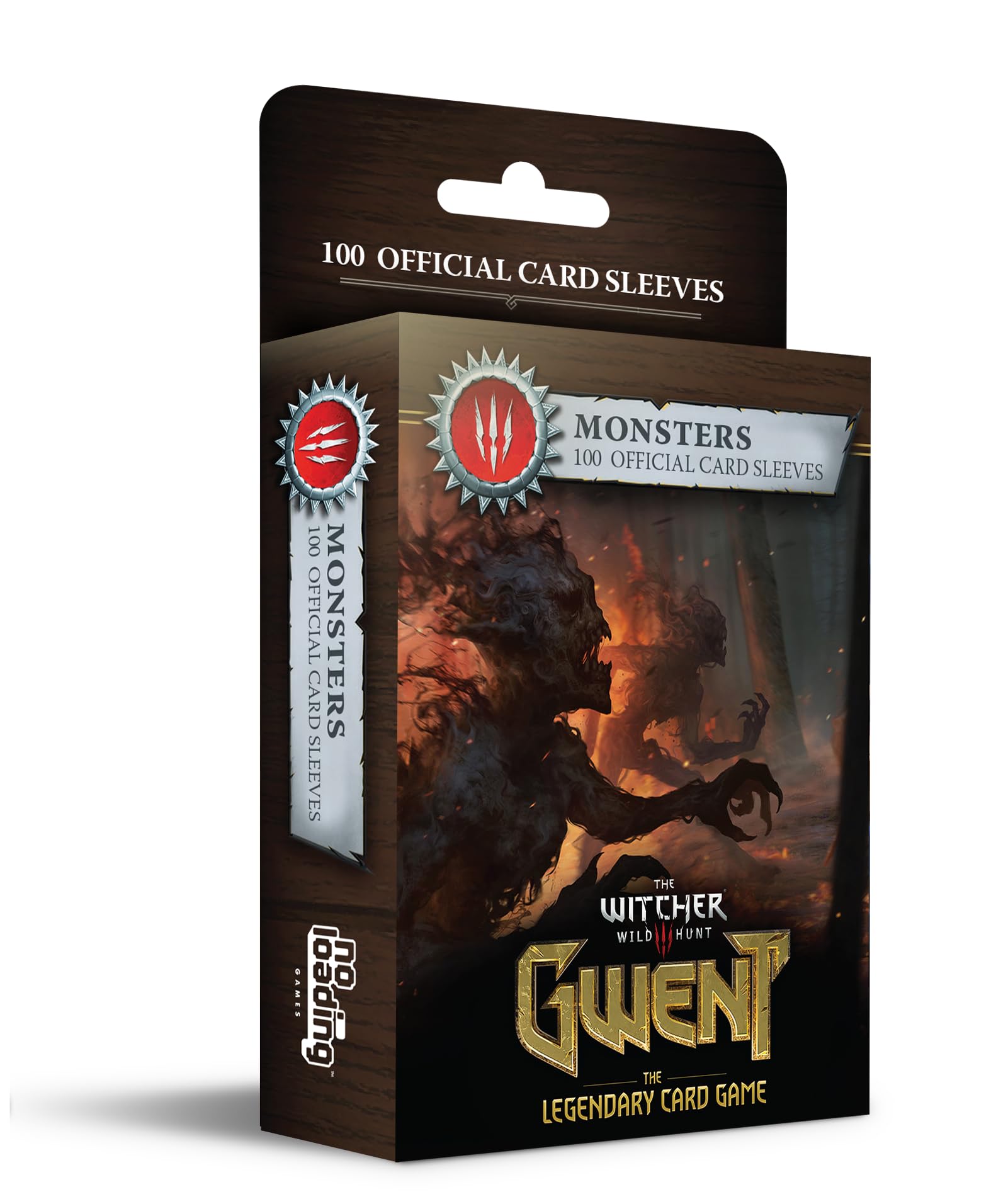 No Loading Games, Gwent Art Sleeves - Monsters, Contains 100 Art Sleeves, Standard Size