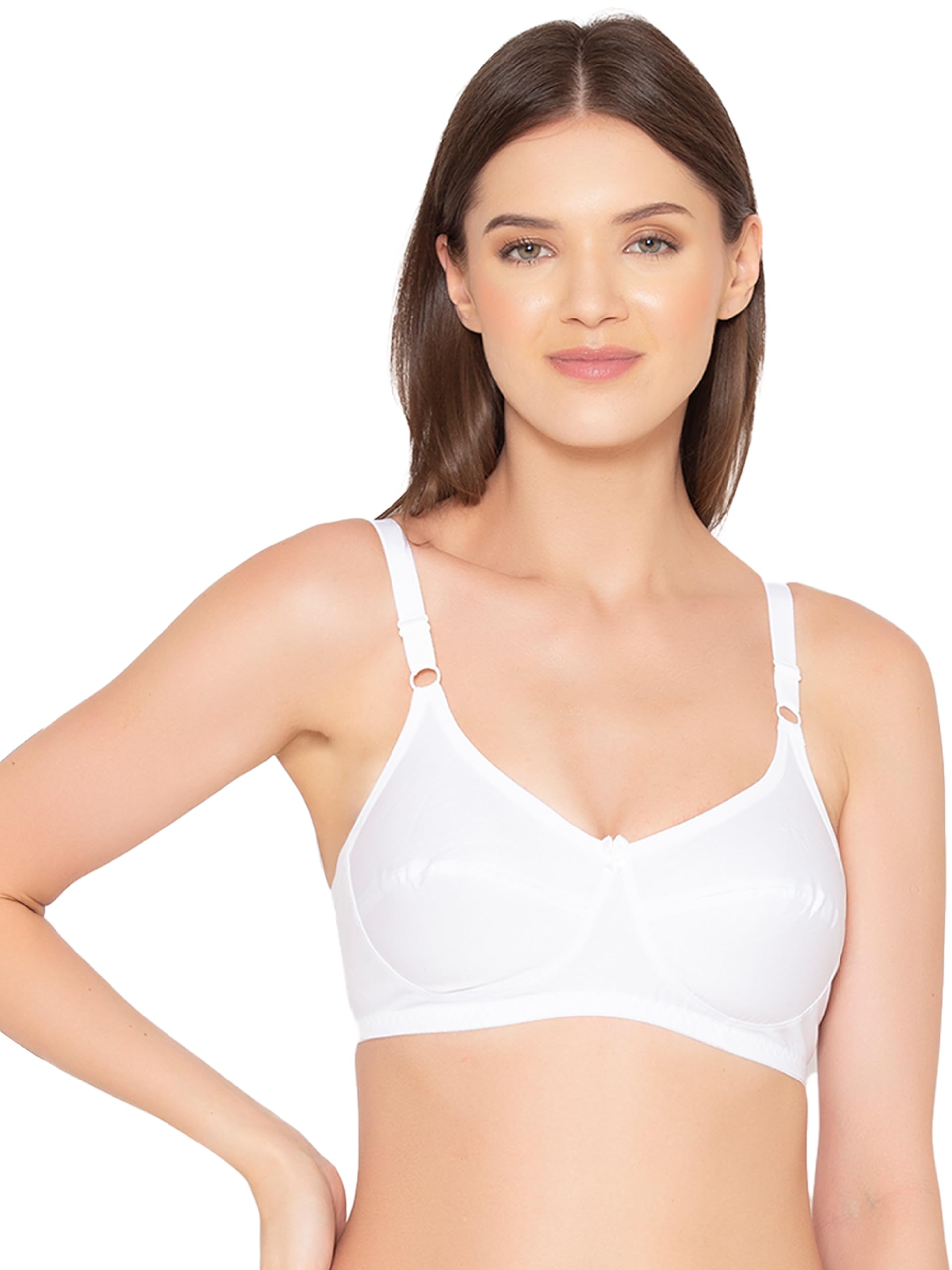 groversons paris beauty Full Support Non Padded Non Wired Plus Size Basic Bra (BR041)-picture-49
