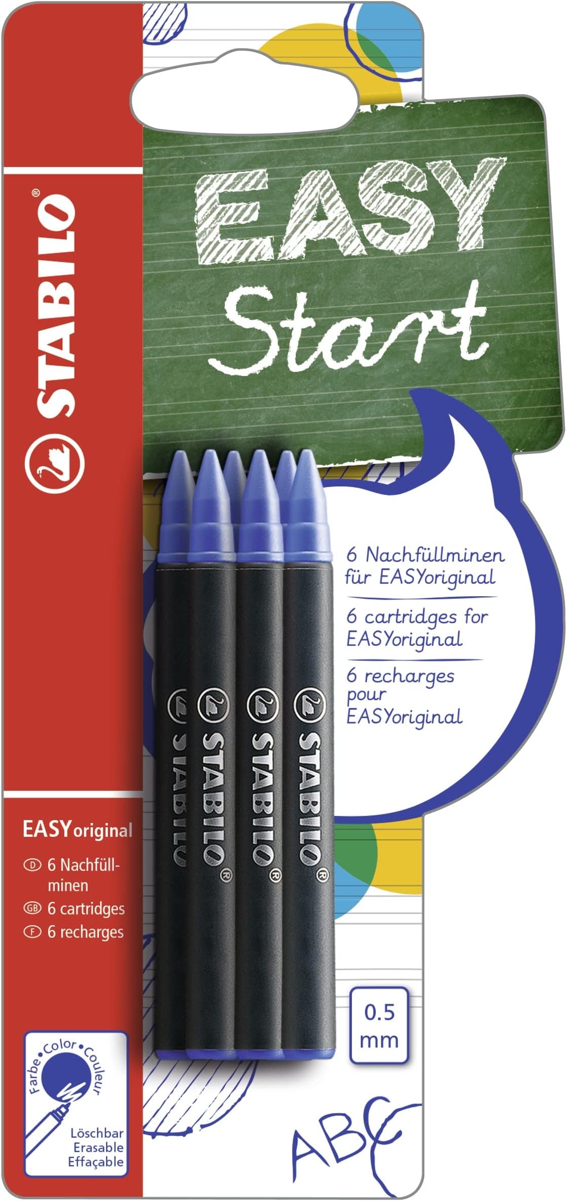 Ergonomic Rollerball – STABILO EASYoriginal – Right-Handed – Dark Blue - View #10