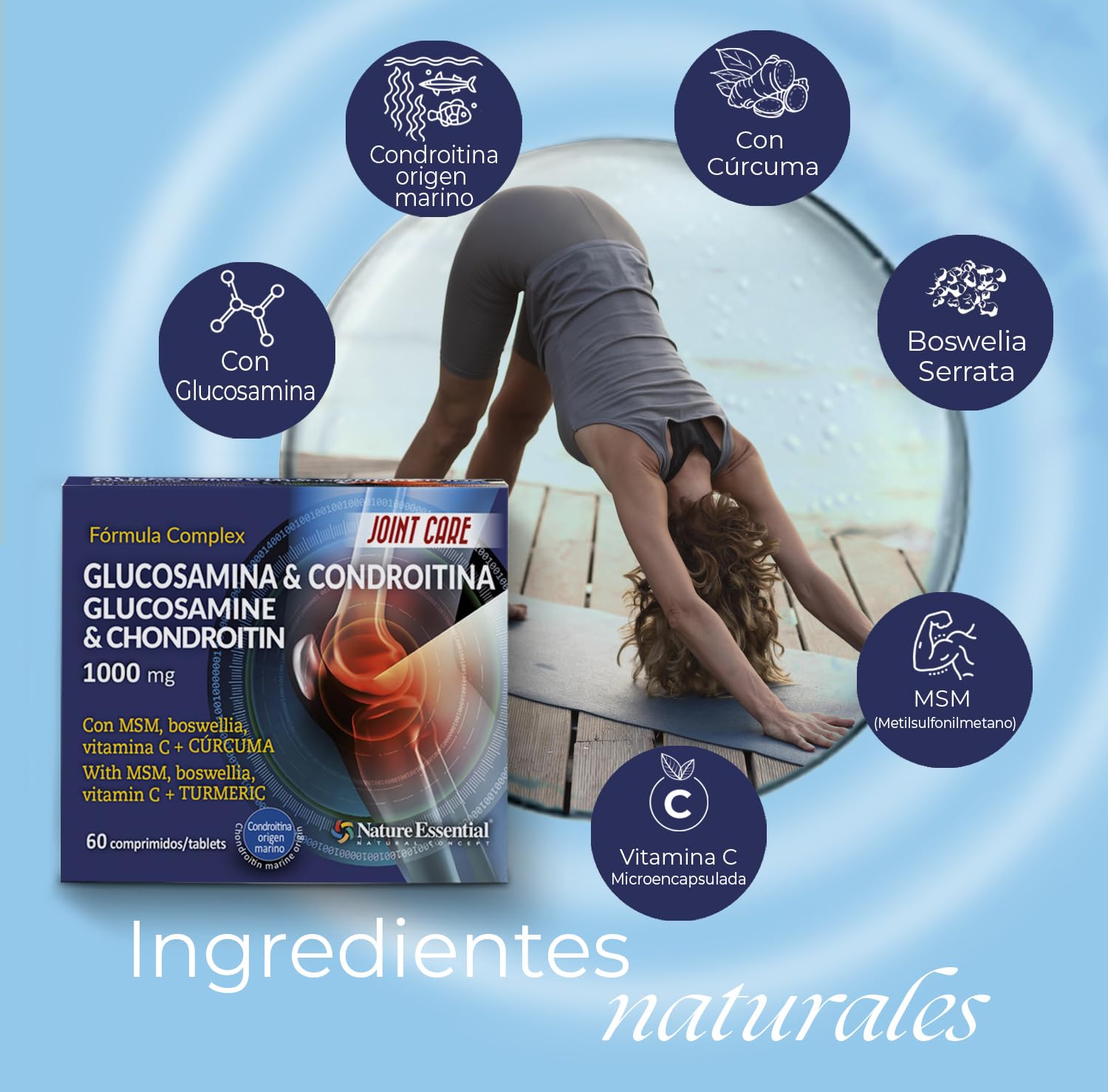 Glucosamin, Chondroitin und Msm - 60 Kapseln