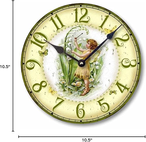 Miniatura 3 de Artículo C1203 Reloj de hadas de estilo vintage de 10.5 pulgadas