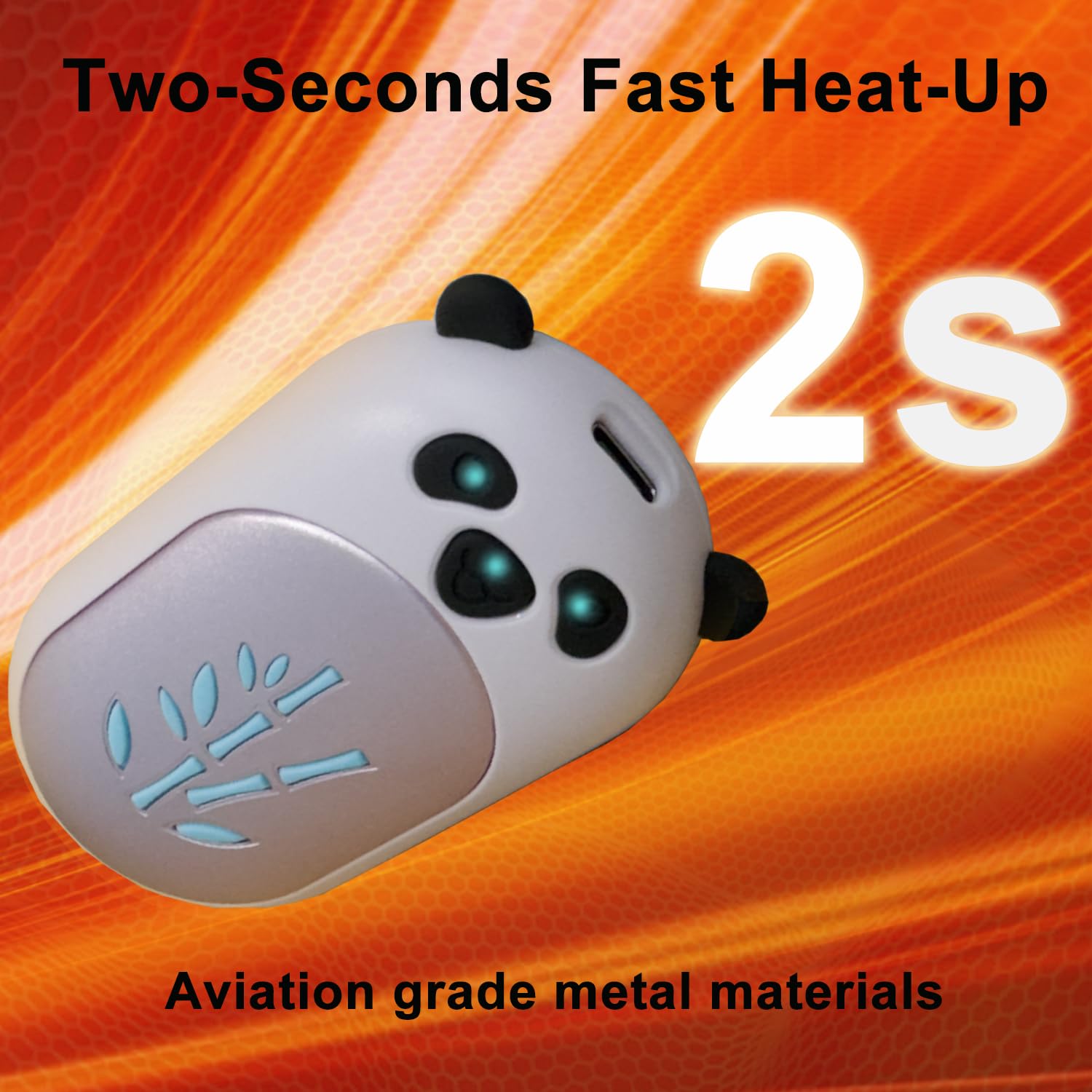 AI Hand Warmers: 2 Pack, 6000mAh Rechargeable -5