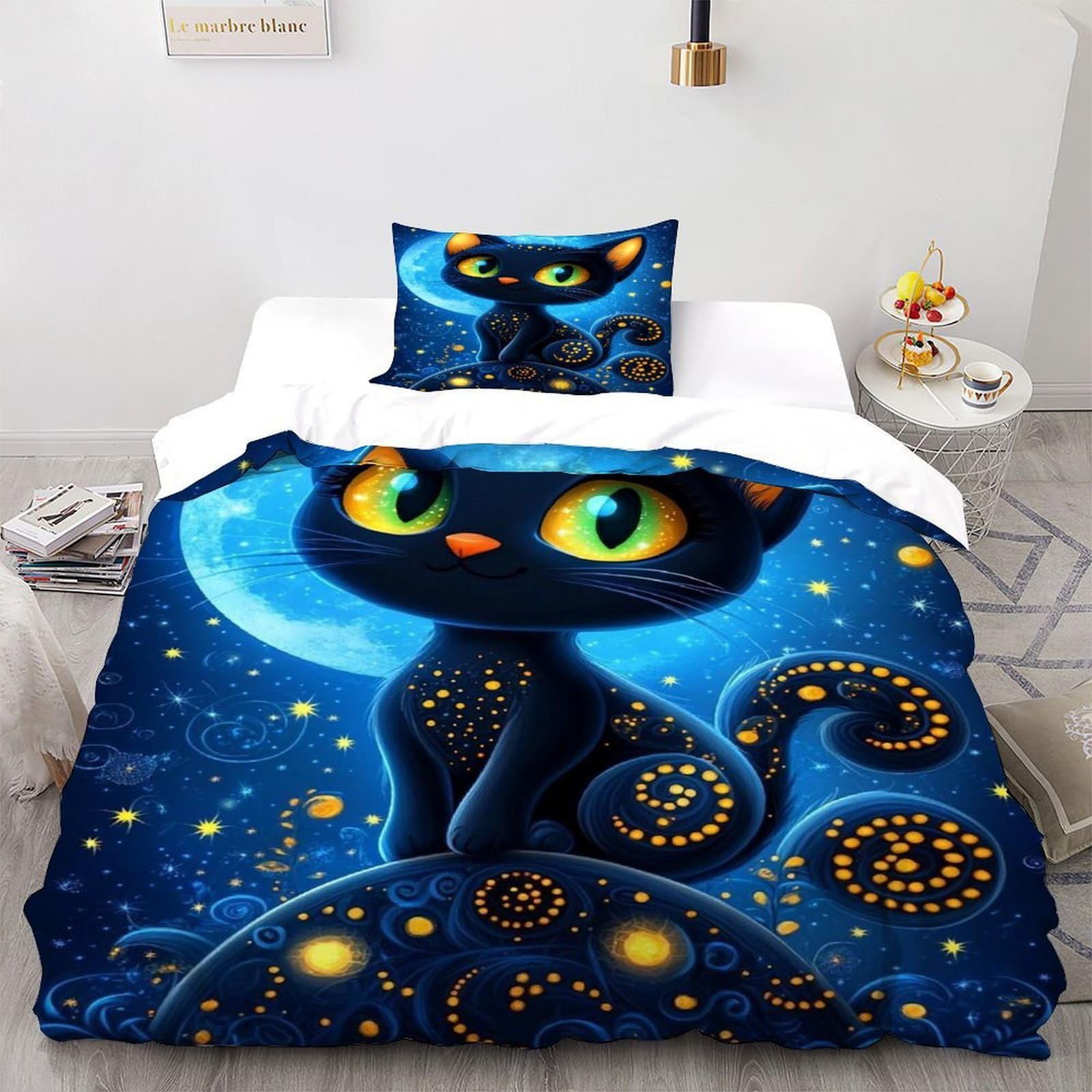 Parure de lit animal theme en microfibre pour créer une chambre cosy adulte