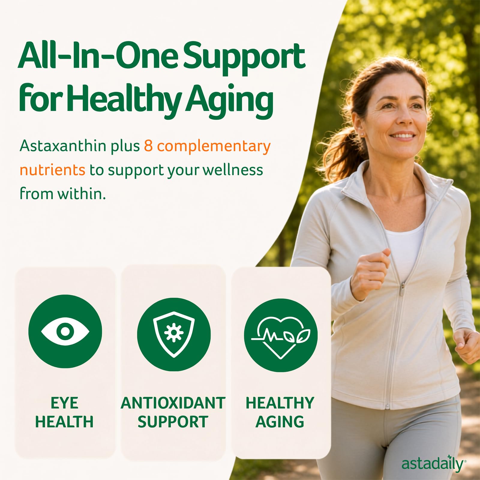 Astaxanthin 60 Softgels, 9-in-1 Natural Antioxidant Supplement — Amazon image 5
