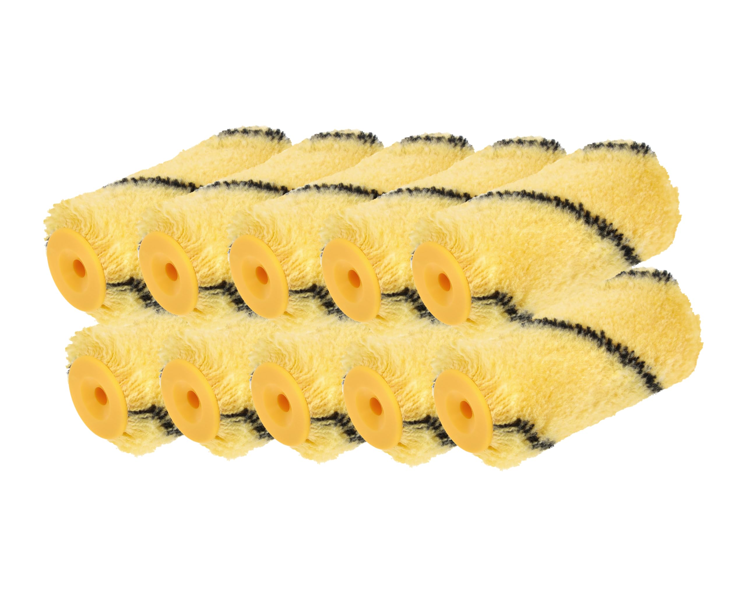 HARDY WORKING TOOLS 10 X Schilderrol Cm, Poolhoogte 9 Mm, Diameter 30 Verfrol Verfroller Geel Wit 753458883 HARDY WORKING TOOLS 10 X Schilderrol Cm, Poolhoogte 9 Mm, Diameter 30 Verfrol Verfroller Geel Wit 753458883