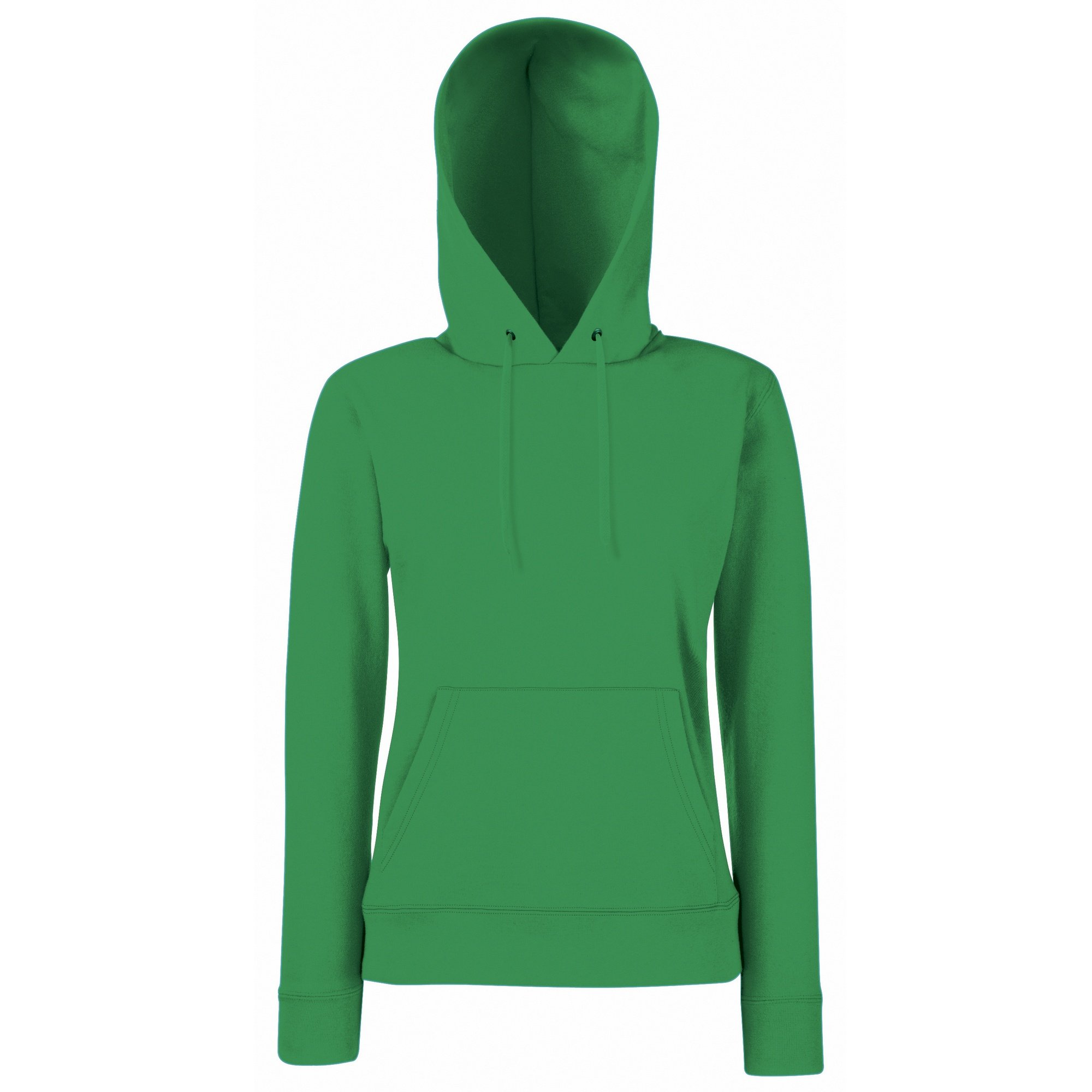 Fruit Of The Loom Hoodie Hooded Sweatshirt Kelly Green L