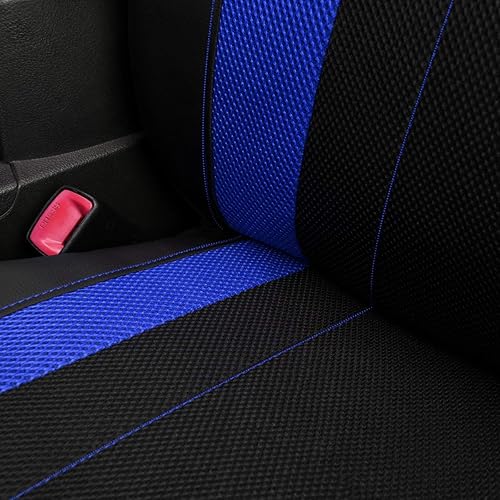 Miniatura 8 de Flying Banner - Juego completo de fundas para asiento de automóvil, malla de aire de piel sintética transpirable para hombre y mujer, compatible con