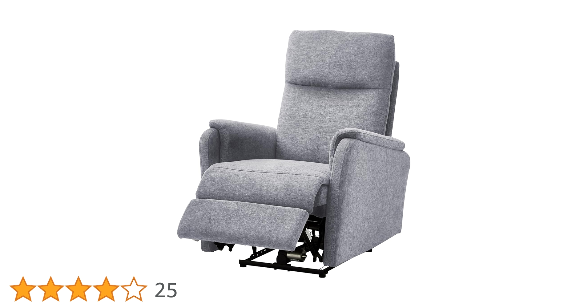 新品　ソファ　リクライニングソファ　1人掛け　電動ソファ　グレー 電動ソファ ソファ リクライニングソファー 幅108cm 1人掛け