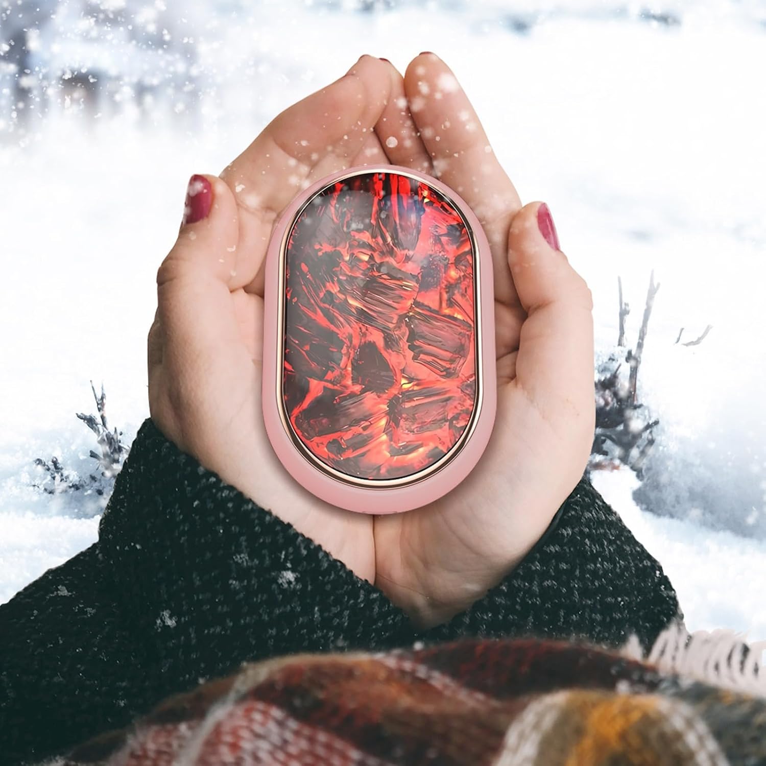 Electric Hand Warmers Rechargeable, USB Charging Instant Heating Mini Portable Smart