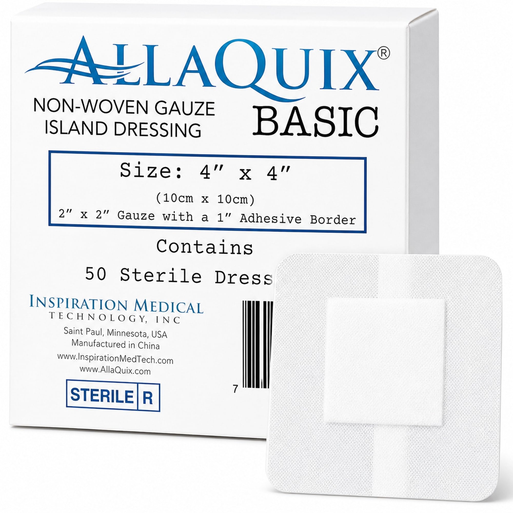 Island Dressing Post Surgery 4x4 50 Pack