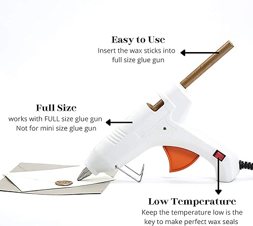 Miniatura 5 de UNIQOOO Jewel Tone Rubí Marsala Red - Barras de cera para sello de cera, ideales para invitaciones de boda, sobres de tarjetas, correos de caracol,