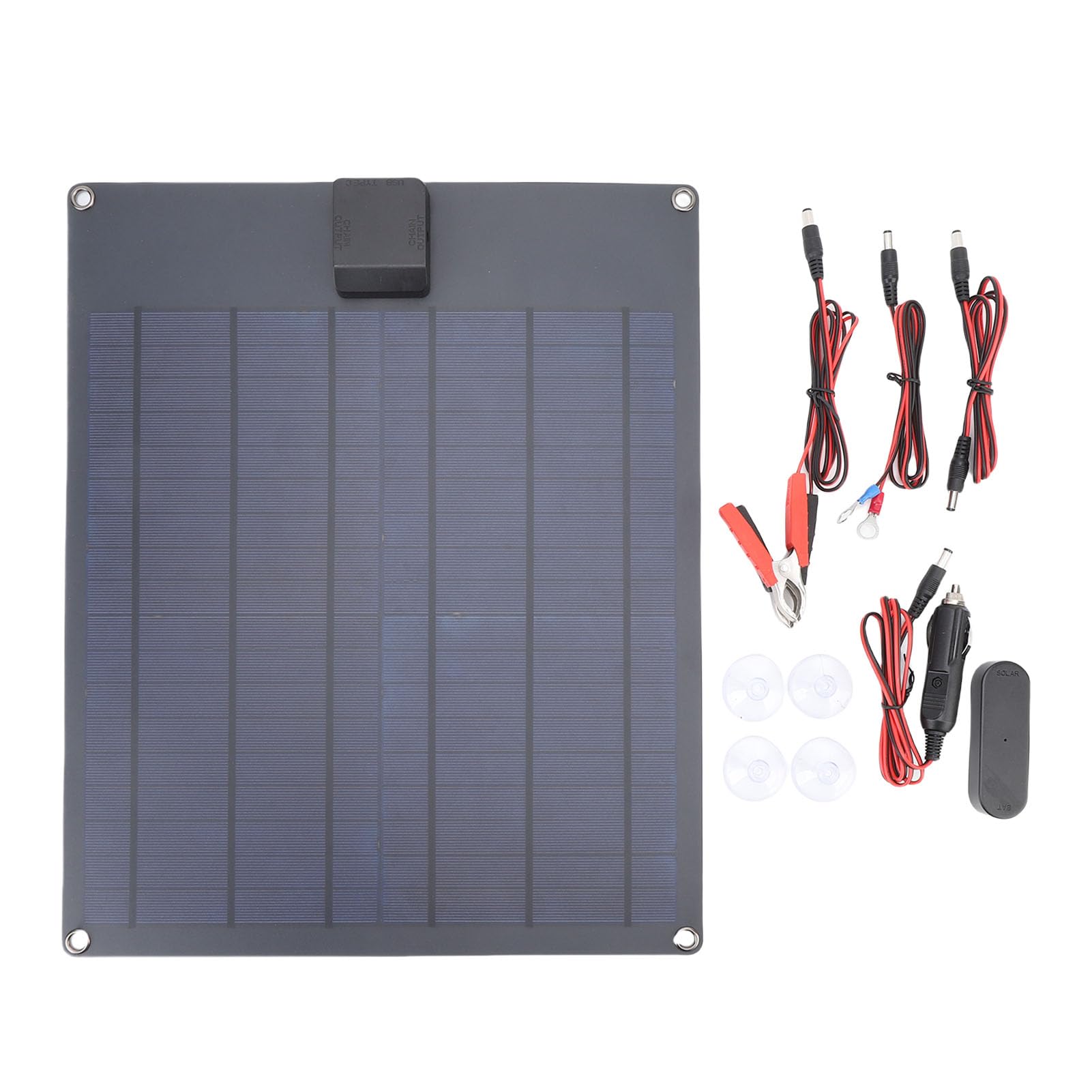 Sxhlseller Ładowarka Słoneczna 35W Do Akumulatora Samochodowego,