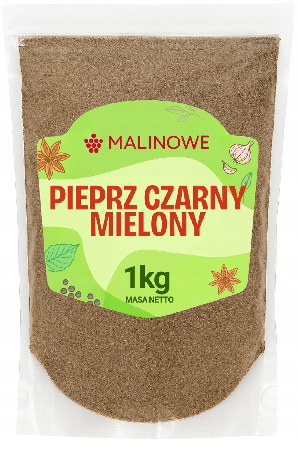 Malinowe SCHWARZER PFEFFER 1kg Gemahlen