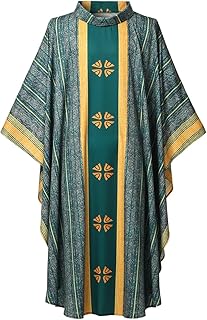 Unisex Priest Celebrant Chasuble Catholic Church Father Mass Vestments Robe