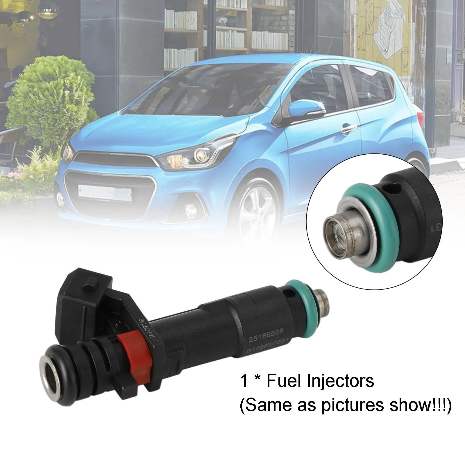 Wtryskiwacz paliwa samochodowego 1 sztuka wtryskiwacz paliwa 96800843 dla Chevrolet Spark 2011-2015 1.2L L4 INJ675 akcesoria samochodowe części zamienne