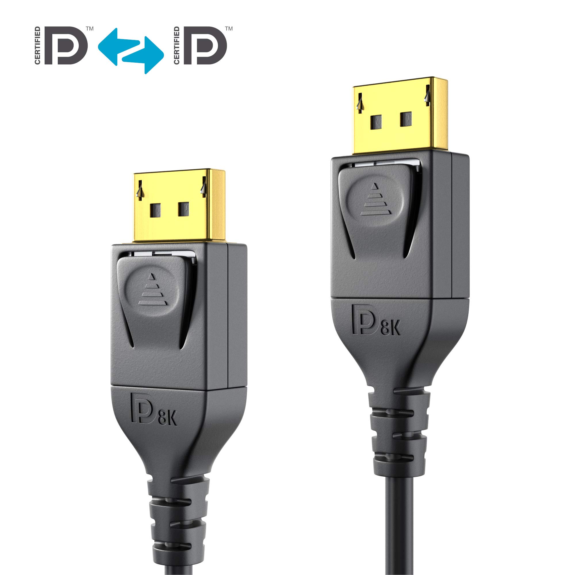 PureLink DisplayPort 1.4 Kabel 8K 4320p Stecker auf Stecker 5,0 m schwarz