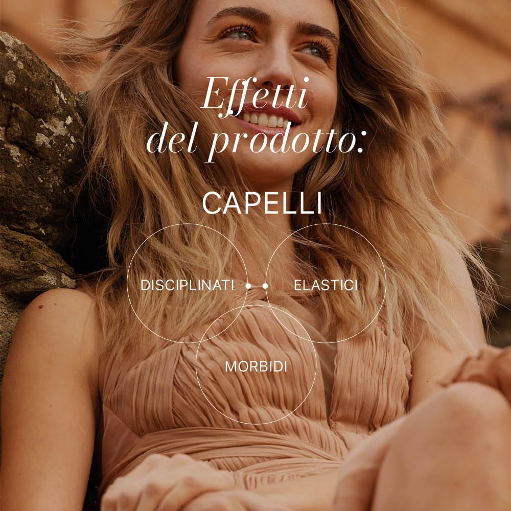 Monacelli Inphinity Maschera capelli Rivitalizzante 1000ml per capelli secchi, crespi e molto trattati, crema condizionante che nutre, disciplina e ripara