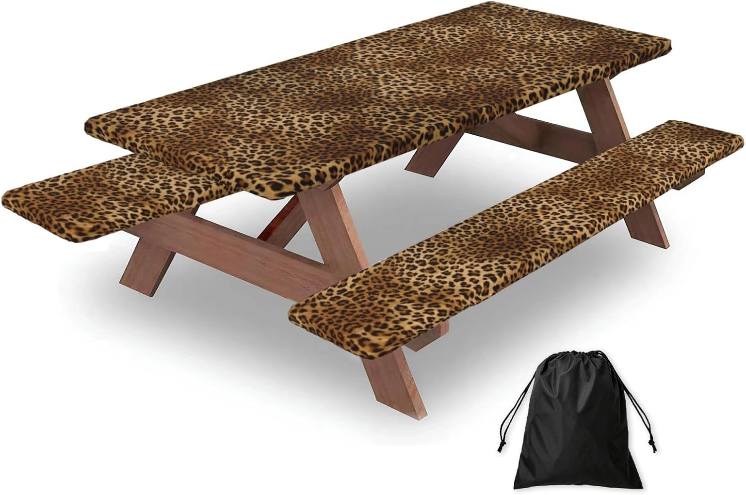 Outdoor Picnic Table Cover With Bench Covers, 72x30 In, Camping Tablecloth