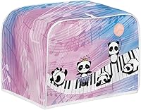 Vista 29 de doginthehole Cubierta para tostadora de libélula para cocina, fundas de electrodomésticos pequeños, estilo bohemio, para microondas, tostadora