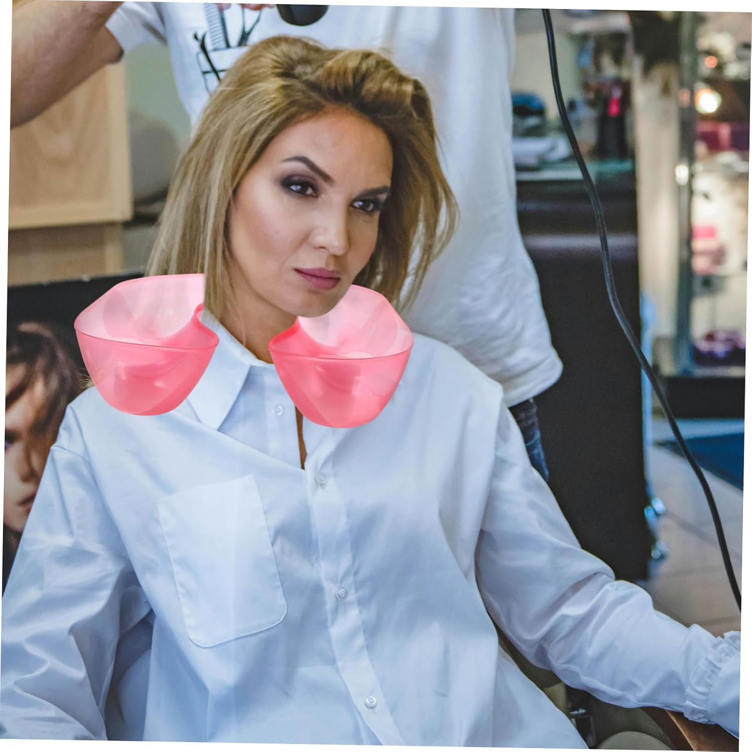 Hairdressing Basin Shampoo Bowl Neck Rest Hair Washing Tools Bed Shampoo Tray for Salon Use