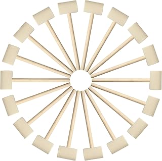 18 Pcs Mini Wooden Hammer Creative Pounding Educational Mallet for Boys and Girls