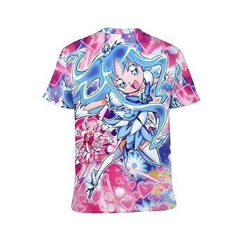 超希少❤︎HuGっと！プリキュア❤︎フルカラープリントTシャツ2種❤︎総揃いTシャツ❤︎ 超希少❤︎HuGっと！プリキュア❤︎フルカラープリントTシャツ2