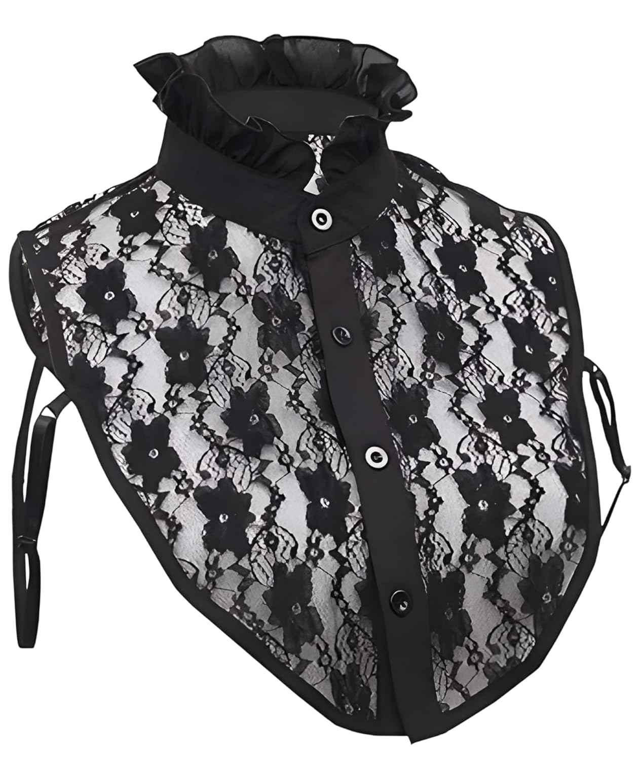 22 x 11 cm Fake Collar, Detachable Collar for Women with Floral Design,Fashion Accessory for Daily and Cosplay, Lace Collars for Women Detachable 22 x 11 cm Fake Collar, Detachable Collar for Women with Floral Design,Fashion Accessory for Daily and Cosplay, Lace Collars for Women Detachable