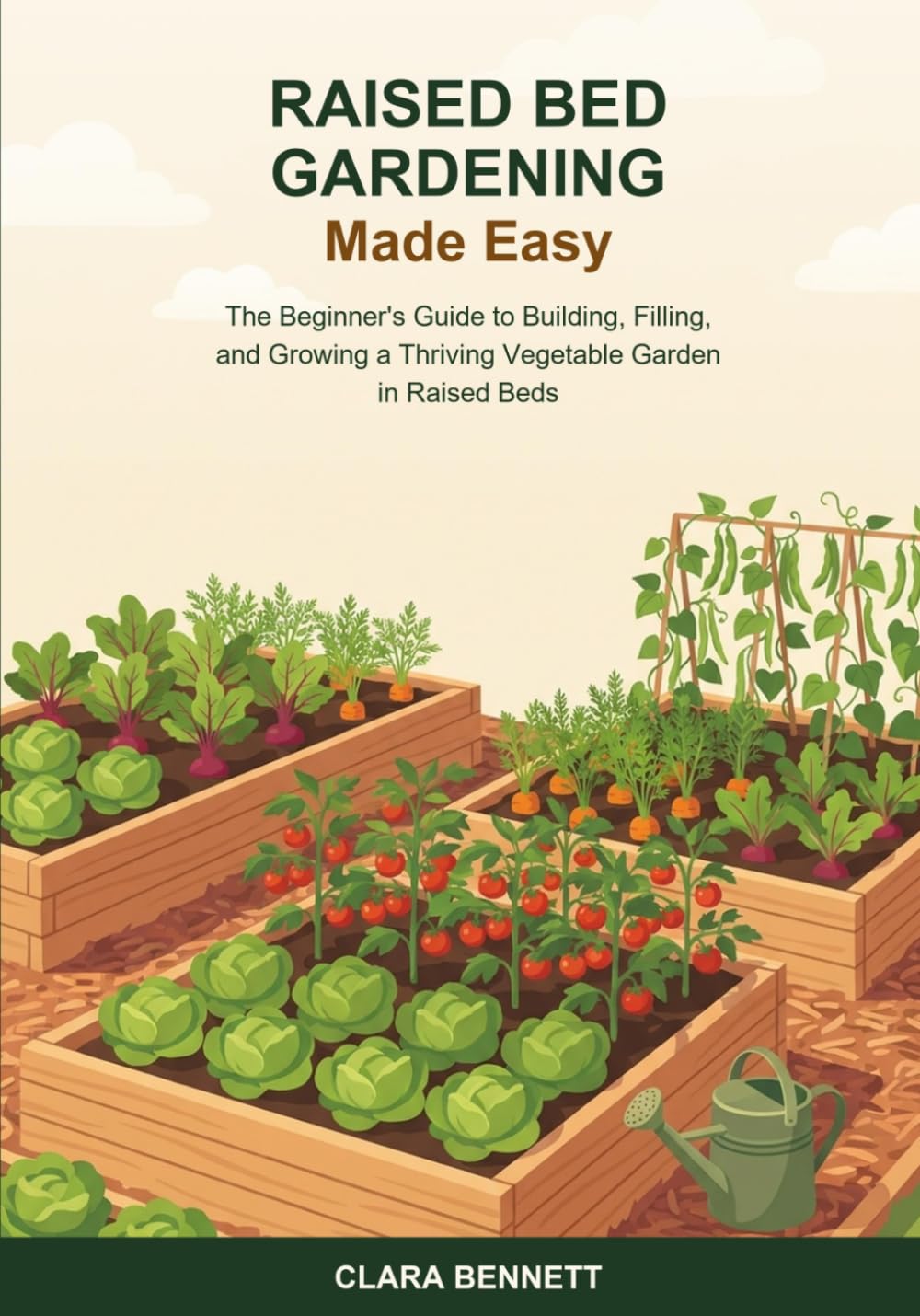 Raised Bed Gardening Made Easy: The Beginner's Guide to Building, Filling, and Growing a Thriving Vegetable Garden in Raised Beds
