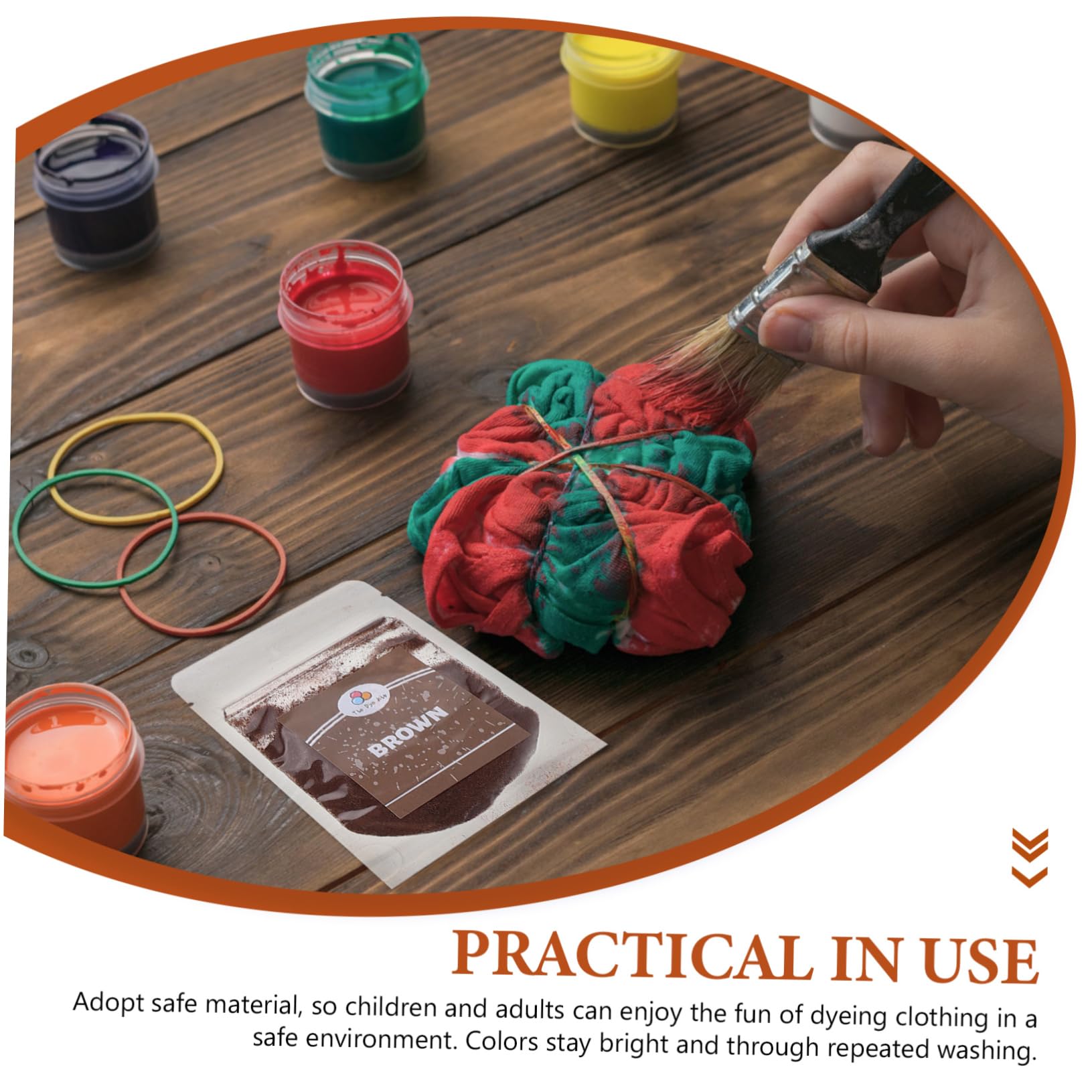 Kit di Polvere Colorante Sintetica per Tessuti 24 Colori per DIY Tie Dye su Abbigliamento e Borse in Tela per Lavori Artistici e Artigianali