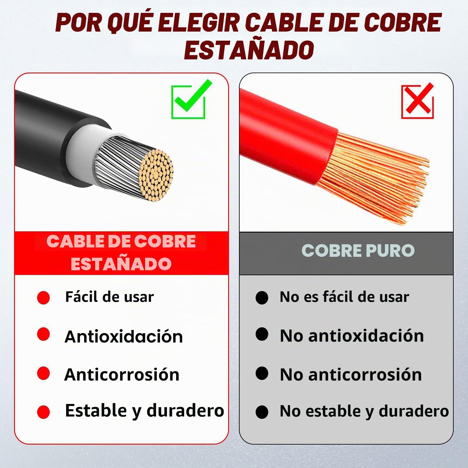 4mm² 5M Cable Fotovoltaico,Cable de Extensión Paneles Solares,Cable Solar,Cable Solar Fotovoltaico,para Panel Solar