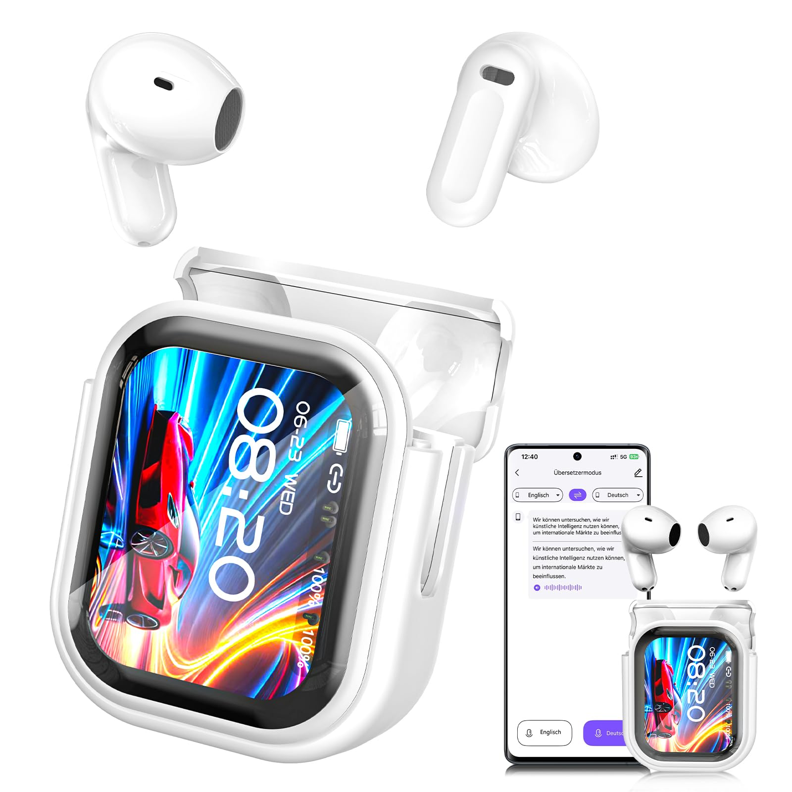 Amazon.com : NE20 AI Translation Earbuds Real Time 135 Languages