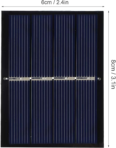 Miniatura 7 de knitting machine 4Pcs 0.65W 2V DIY Stable Performance Solar Panel Module System for Solar Toy Light Battery Charging 60x80mm